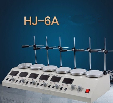 HJ-6A 六联数显恒温磁力搅拌器